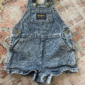 Vintage Oshkosh Shortalls (size 12 mo)